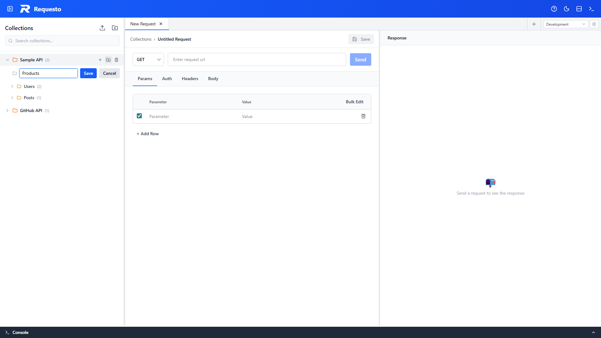 Hover actions on collection