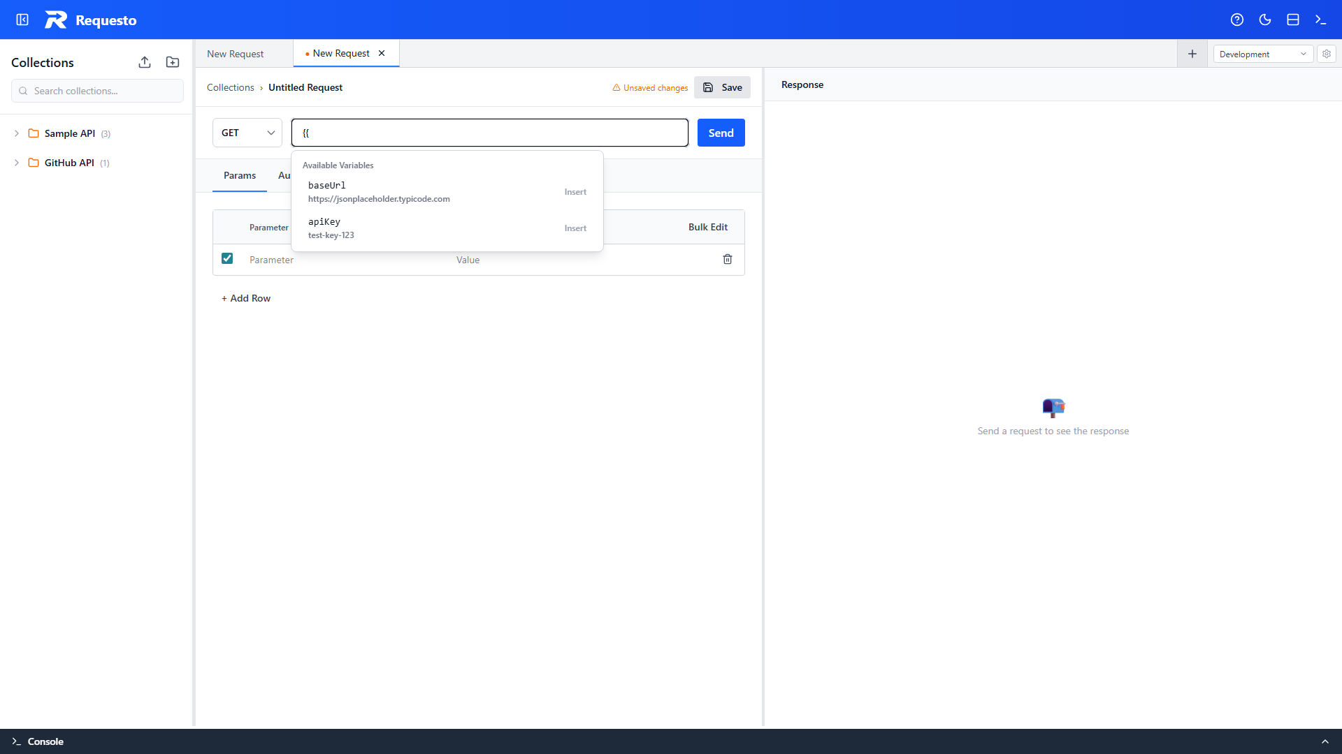 Variable autocomplete